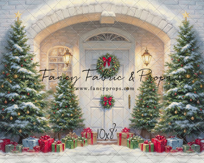 Snowy Doorstep Delight - With Sweep Option