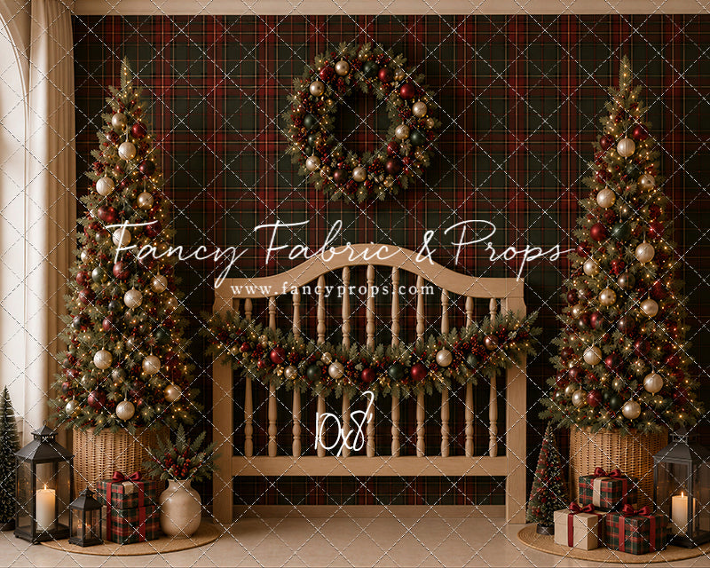 Sophisticated Holiday Headboard - with Sweep Option
