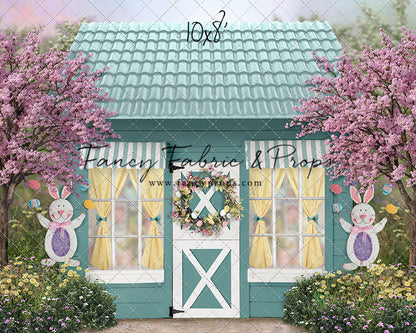 Spring in Bloom Bunny House