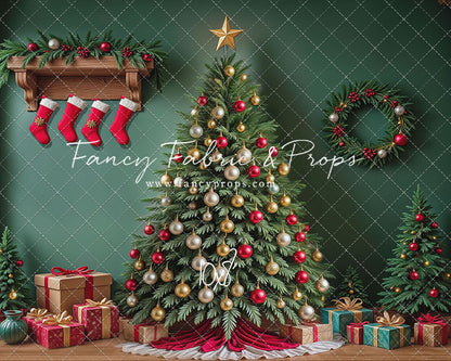 Stockings & Spruce - with Sweep Option