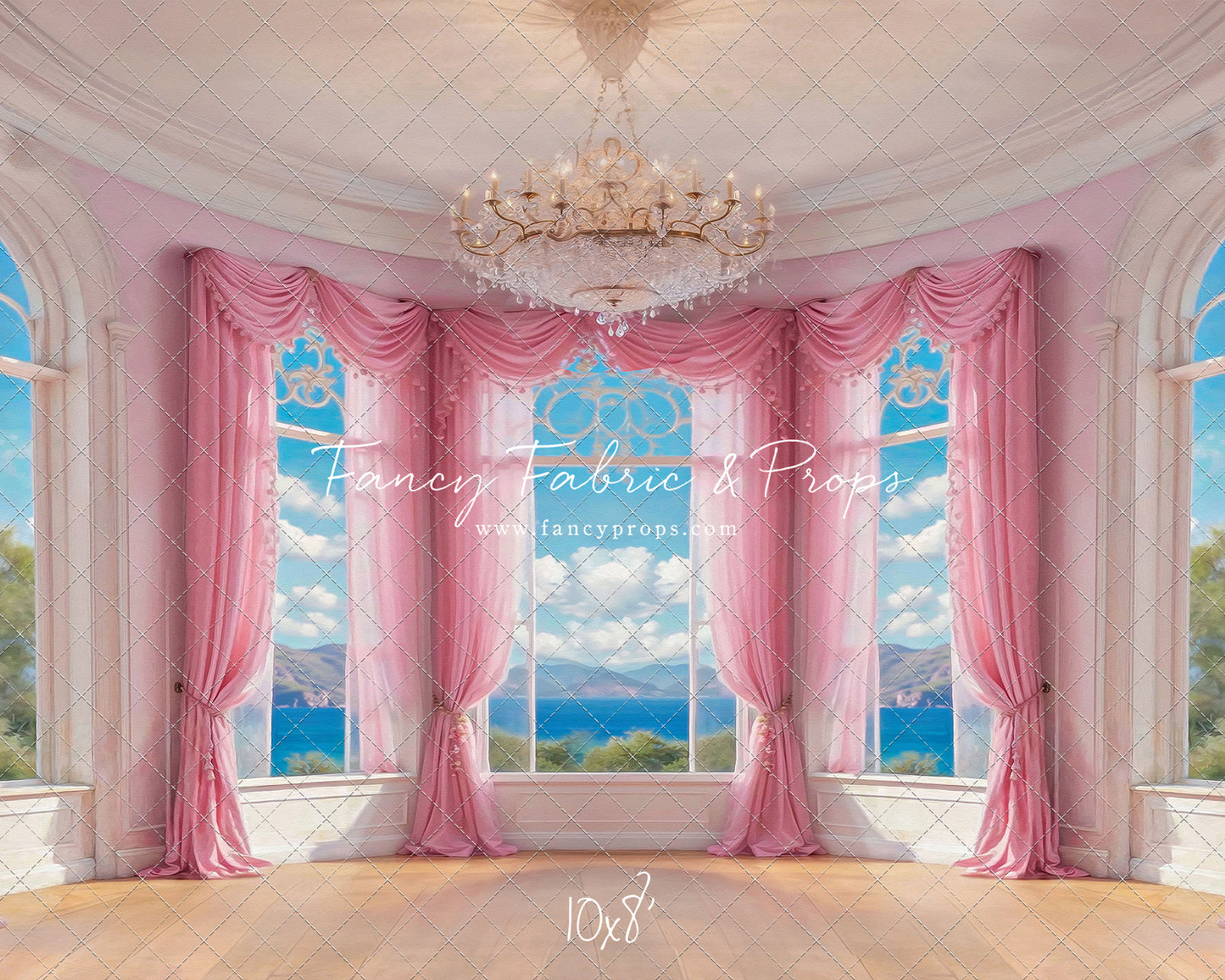 Summer Season Victorian Window - Wood Floor - With Sweep Option