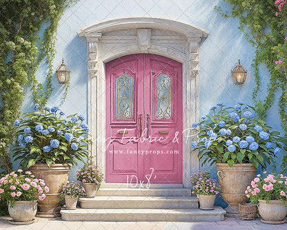 Summertime Patio - Pink Door - With Sweep Option