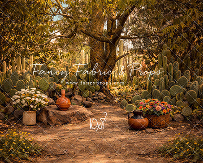 Sunlit Cactus Garden - With Sweep Option