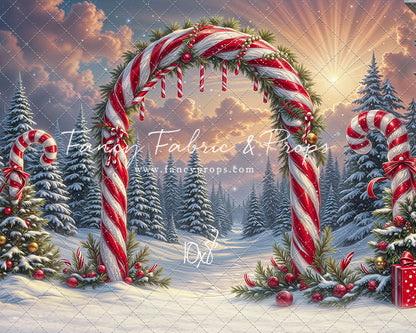 Sweet Trail To Santa - with Sweep Option