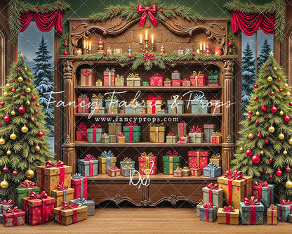 The Christmas Curio Cabinet - with Sweep Option