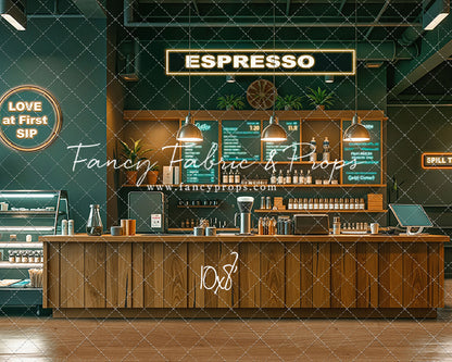 The Coffee Spot - Wood Floor Version - With Sweep Option