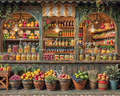 Tropical Fruit Market - With Sweep Option