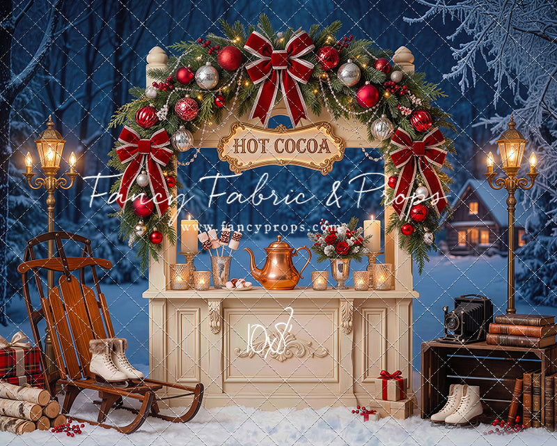 Vintage Cocoa Stand - with Sweep Option