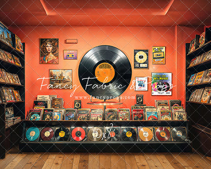 Vinyl Revival Room - Wood Floor Version