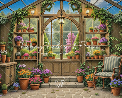 Violet Lavender Greenhouse - With Sweep Option