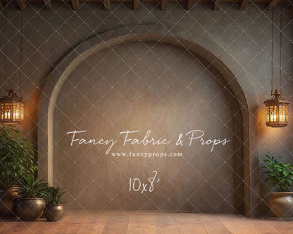 Warm Amber Archway - No Bench - With Sweep Option