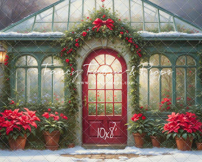 Whimsical Winter Greenhouse - With Sweep Option