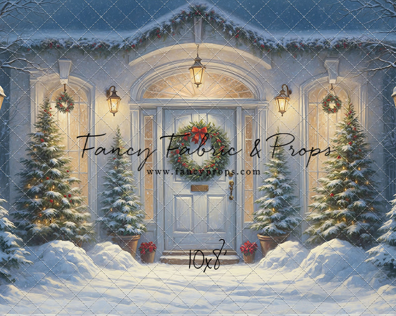 White Christmas Welcome - With Sweep Option