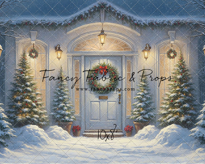 White Christmas Welcome - With Sweep Option