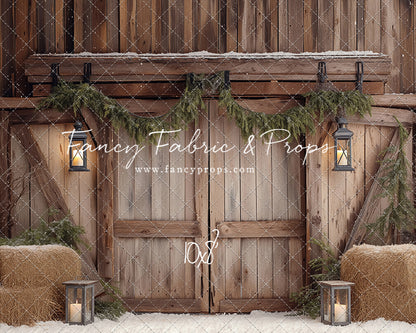 Winter Barn Entry - with Sweep Option