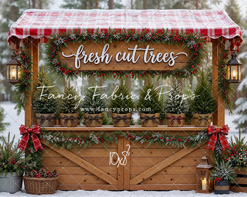 Winter Woods Tree Market - With Sweep Option