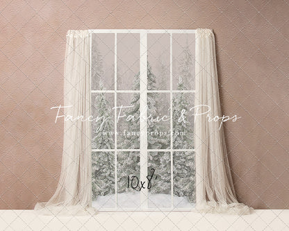 Woodland Winter Window