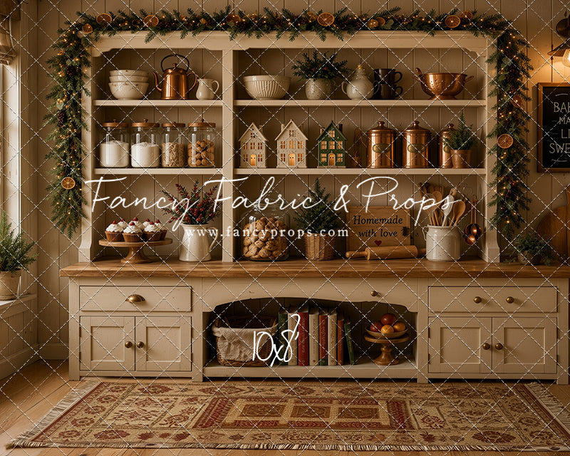 Yuletide Baking Shelf - With Sweep Option