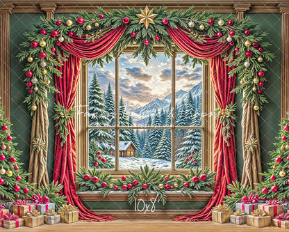 Yuletide Bloom View - with Sweep Option