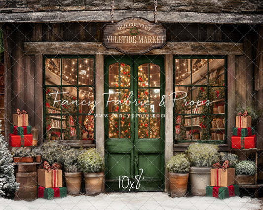 RTS Yuletide Market - 10x8' Wrinkle-Free Fabric - New - 50% Off