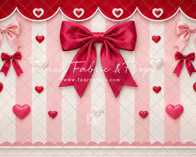 Bow Tied Valentine Wall - With Sweep Option