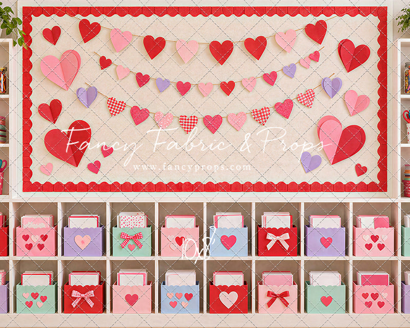 Cheerful Valentine Classroom - With Sweep Option