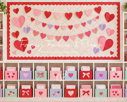 Cheerful Valentine Classroom - With Sweep Option