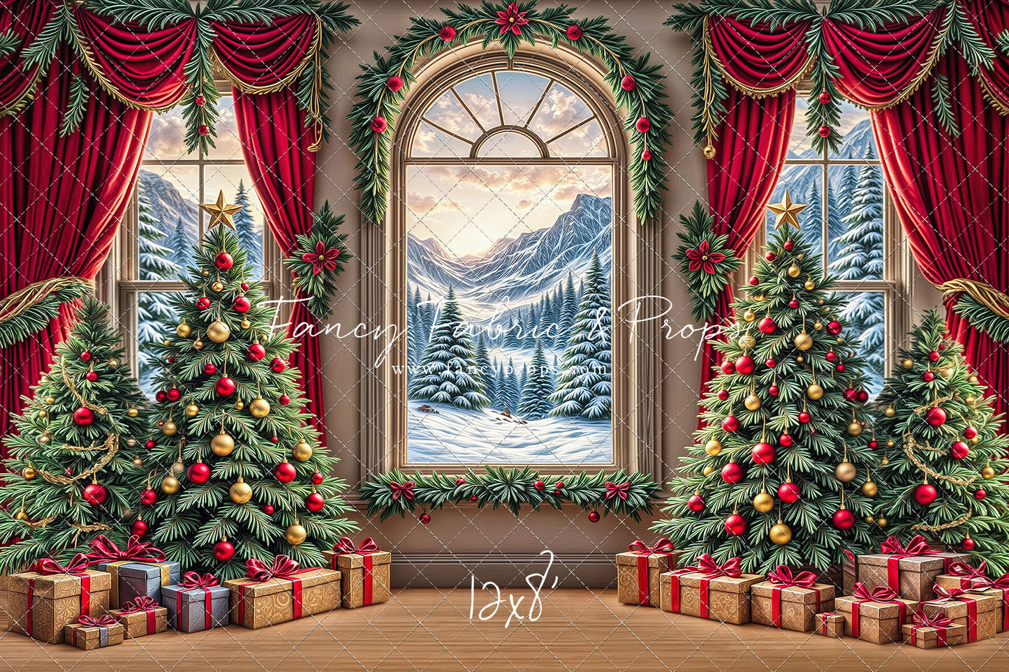 Snowfall Symphony Room - with Sweep Option