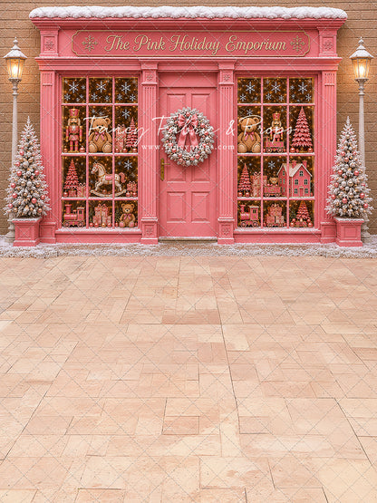 Pink Holiday Store - With Sweep Option