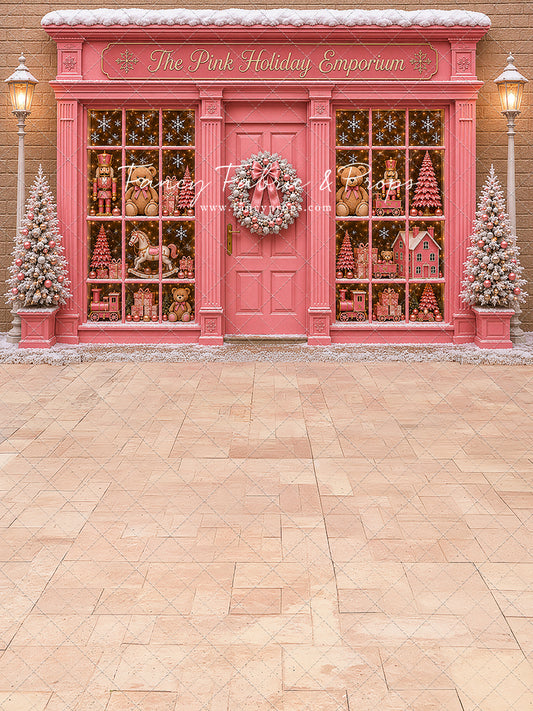 Pink Holiday Store - With Sweep Option