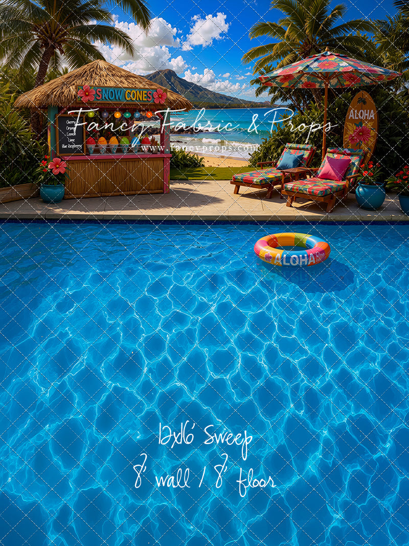 Poolside Snowcones - With Sweep Option