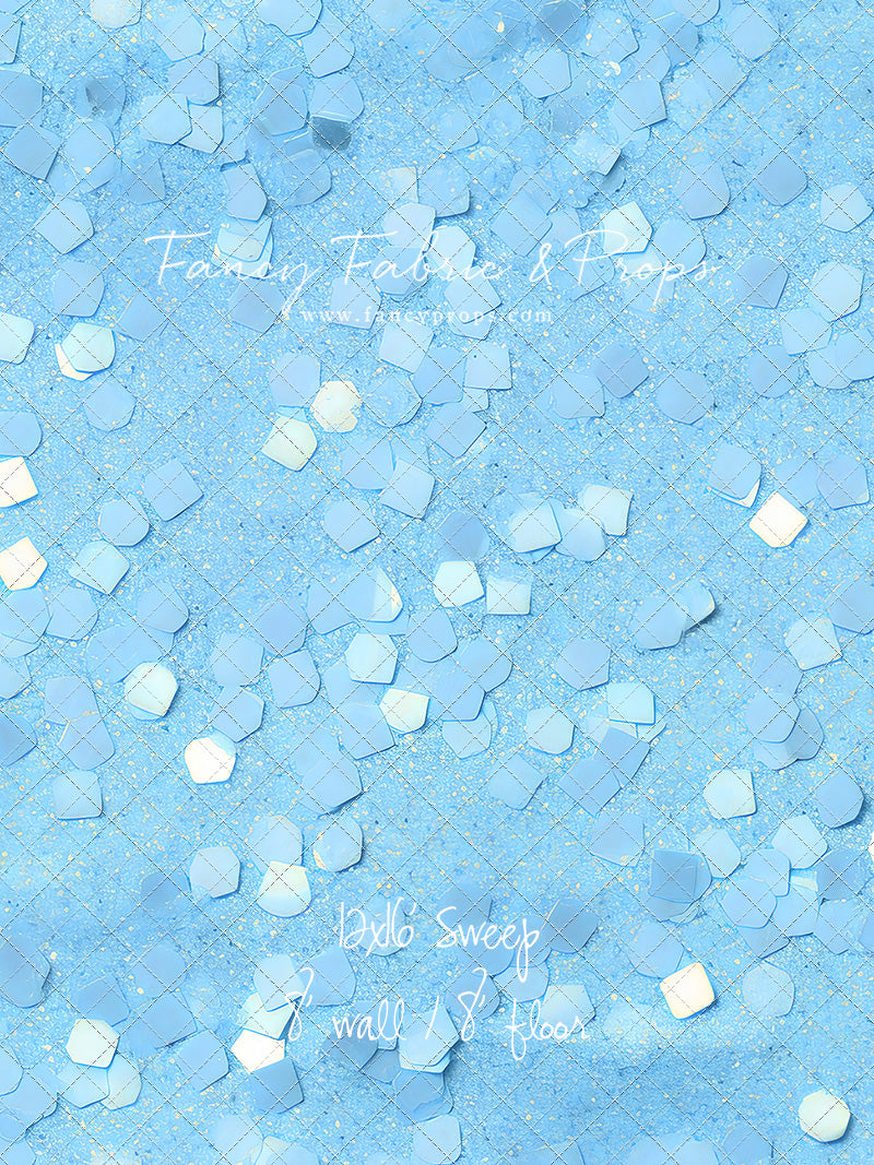 Power Blue Confetti