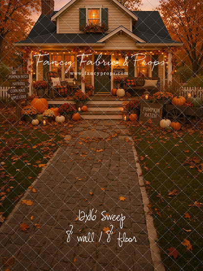 Pumpkin Patch Welcome - With Sweep Option