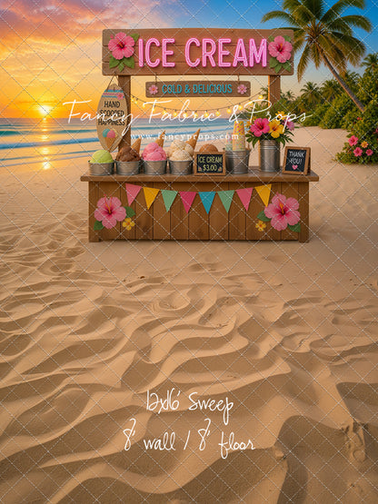 Sunset Ice Cream Stand - With Sweep Option