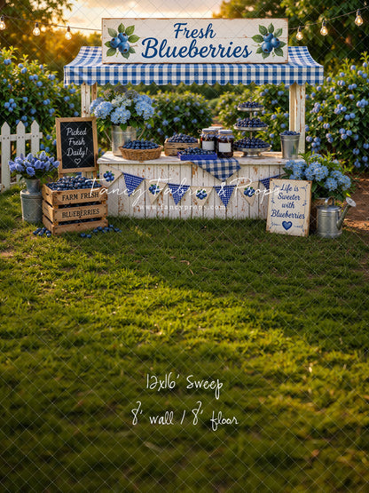 Blueberry Patch Market - With Sweep Option