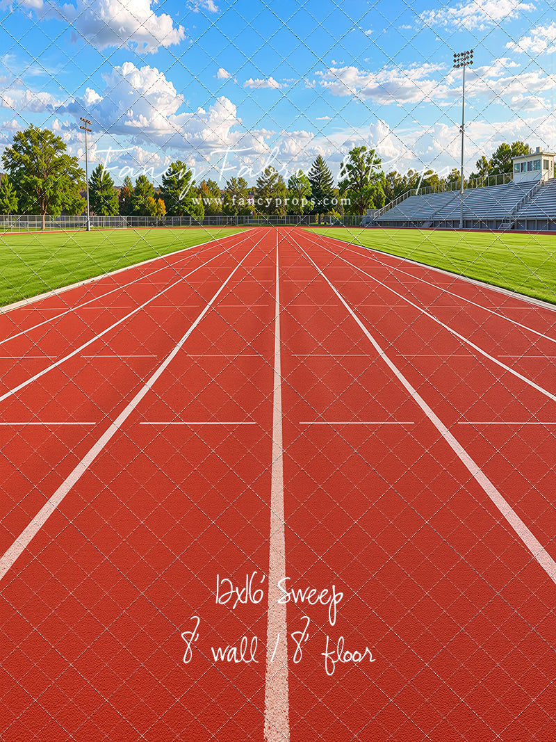 Track & Field Starting Line - With Sweep Option