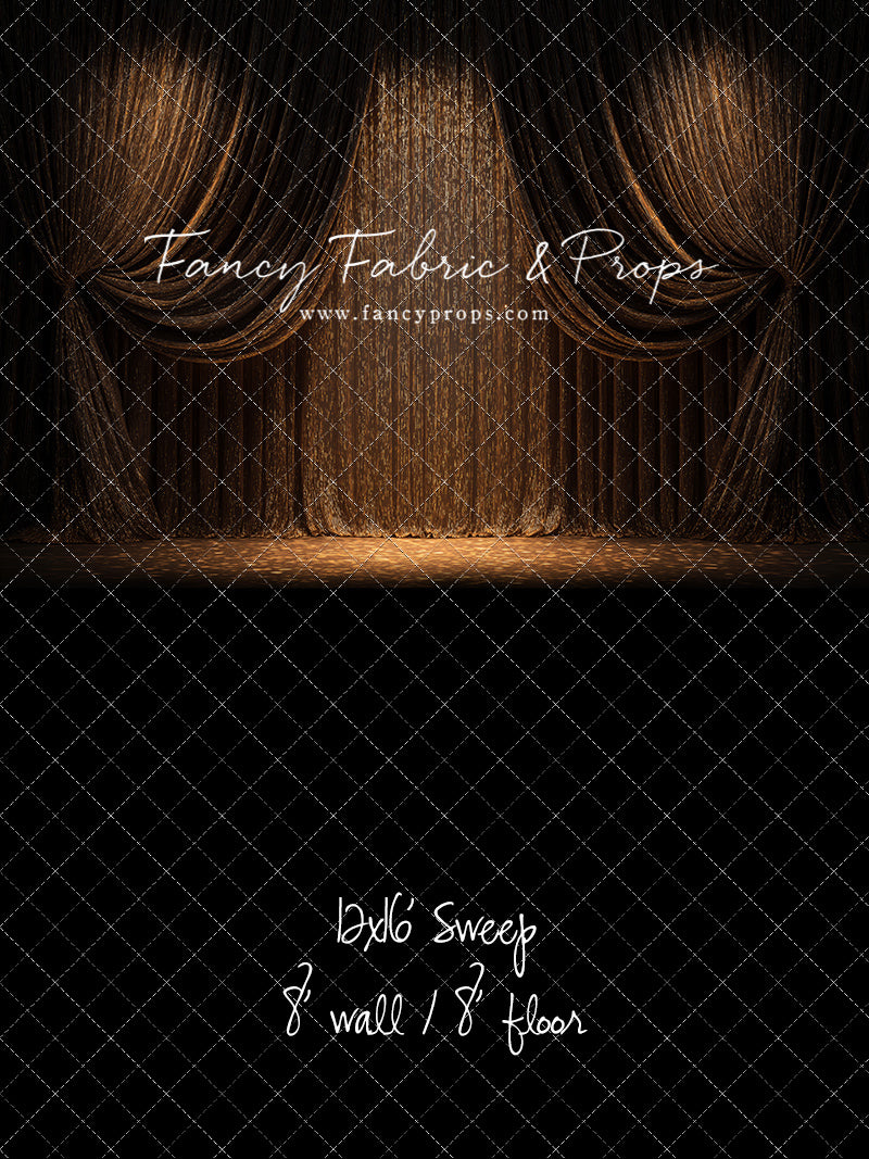 Amber Shimmer Stage - With Sweep Option