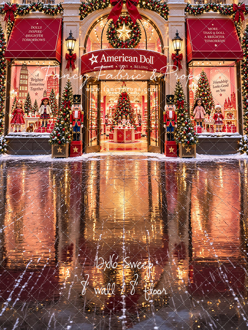 American Doll Holiday - With Sweep Option