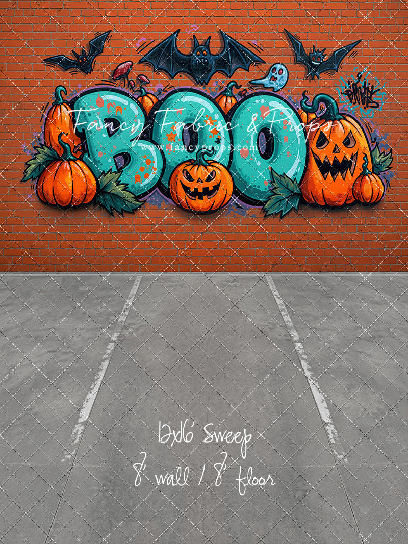 Boo Crew Graffiti Wall - With Sweep Option