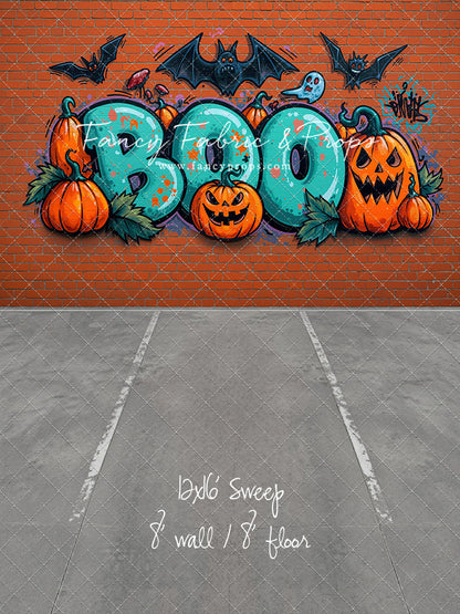 Boo Crew Graffiti Wall - With Sweep Option