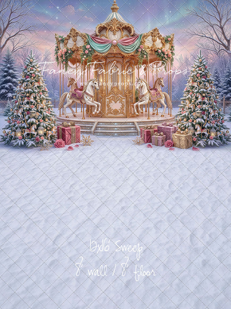Christmas Carnation Carousel - With Sweep Option