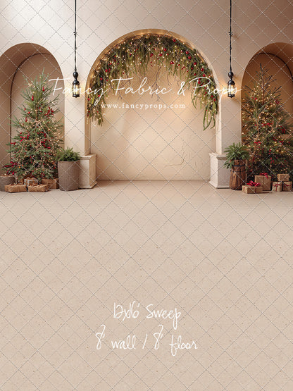Christmas Courtyard Arch - With Sweep Option