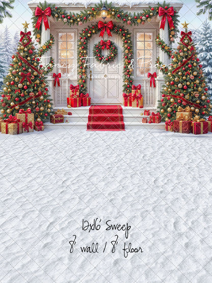 Christmas Front Porch Classic - With Sweep Option