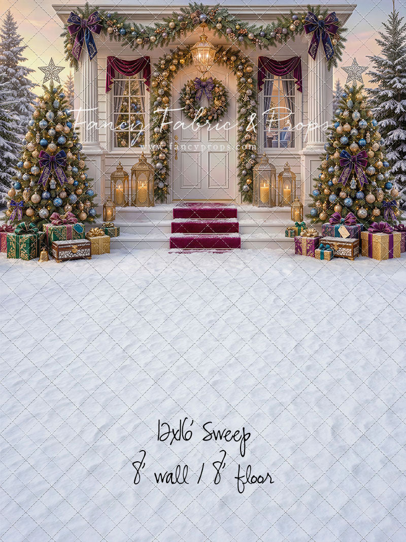 Christmas Plum Home - With Sweep Option