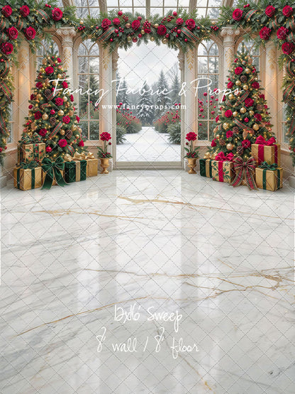 Christmas Rose Gala - with Sweep Option