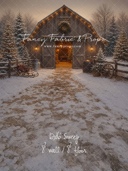 Christmas In The Timber Barn - with Sweep Option