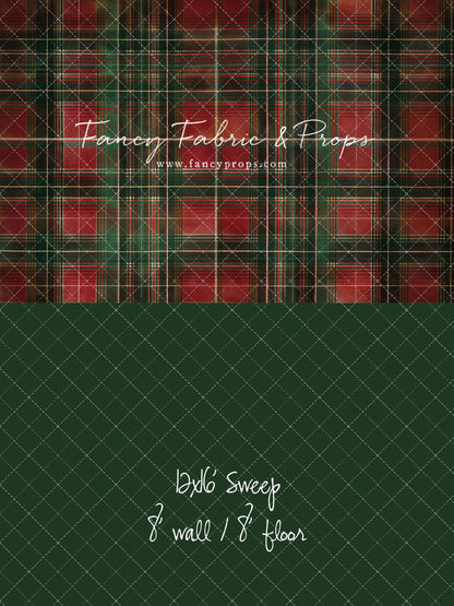 Classic Christmas Plaid - With Sweep Option