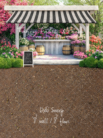 Country Spring Flower Shoppe - With Sweep Option