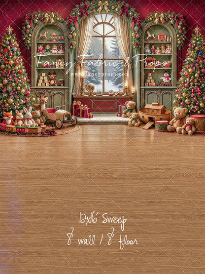 Darling Damask Christmas - with Sweep Option