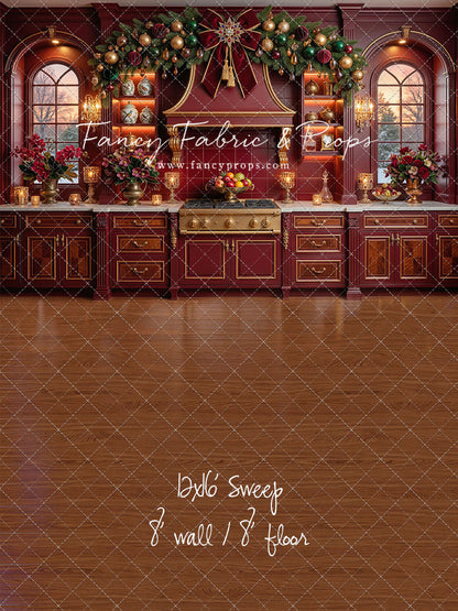 Elegant Scarlet Kitchen - With Sweep Option